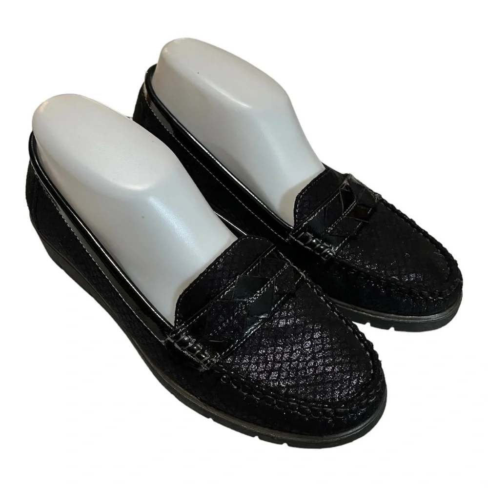 Yameiji Navy Blue loafers size 38 (7)